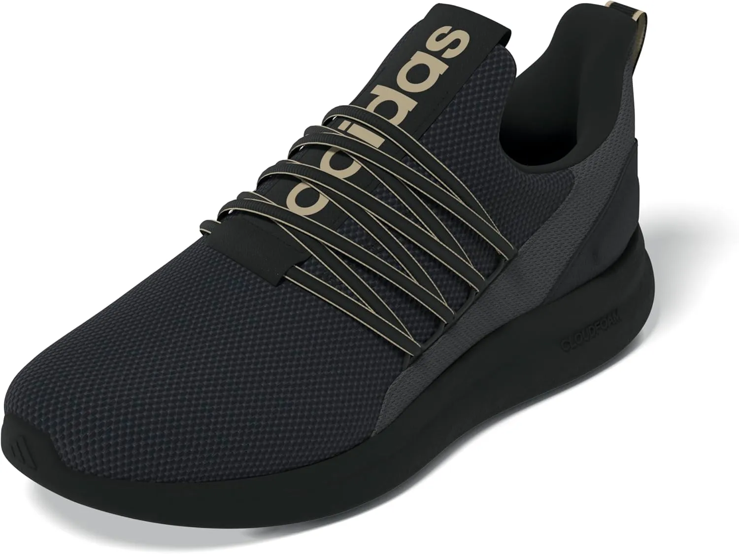 adidas Mens Lite Racer Adapt 7.0 Slip On Sneakers Shoes Casual - Black