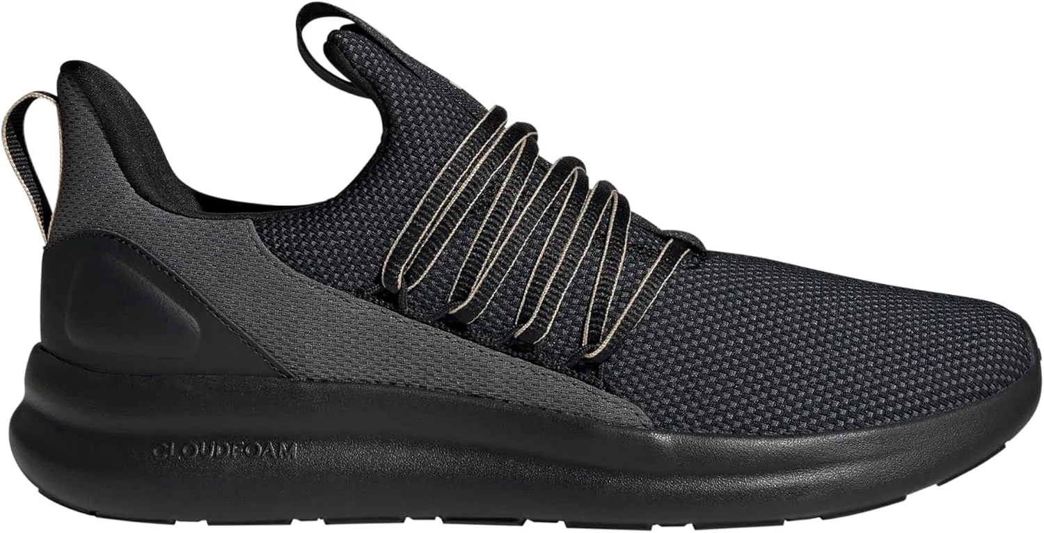 adidas Mens Lite Racer Adapt 7.0 Slip On Sneakers Shoes Casual - Black