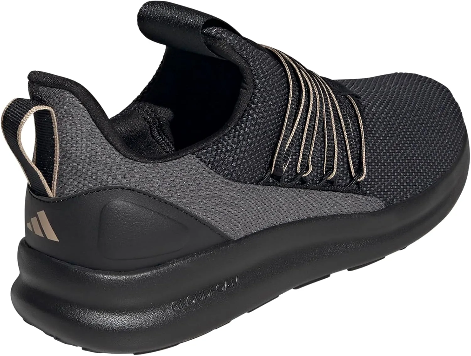 adidas Mens Lite Racer Adapt 7.0 Slip On Sneakers Shoes Casual - Black