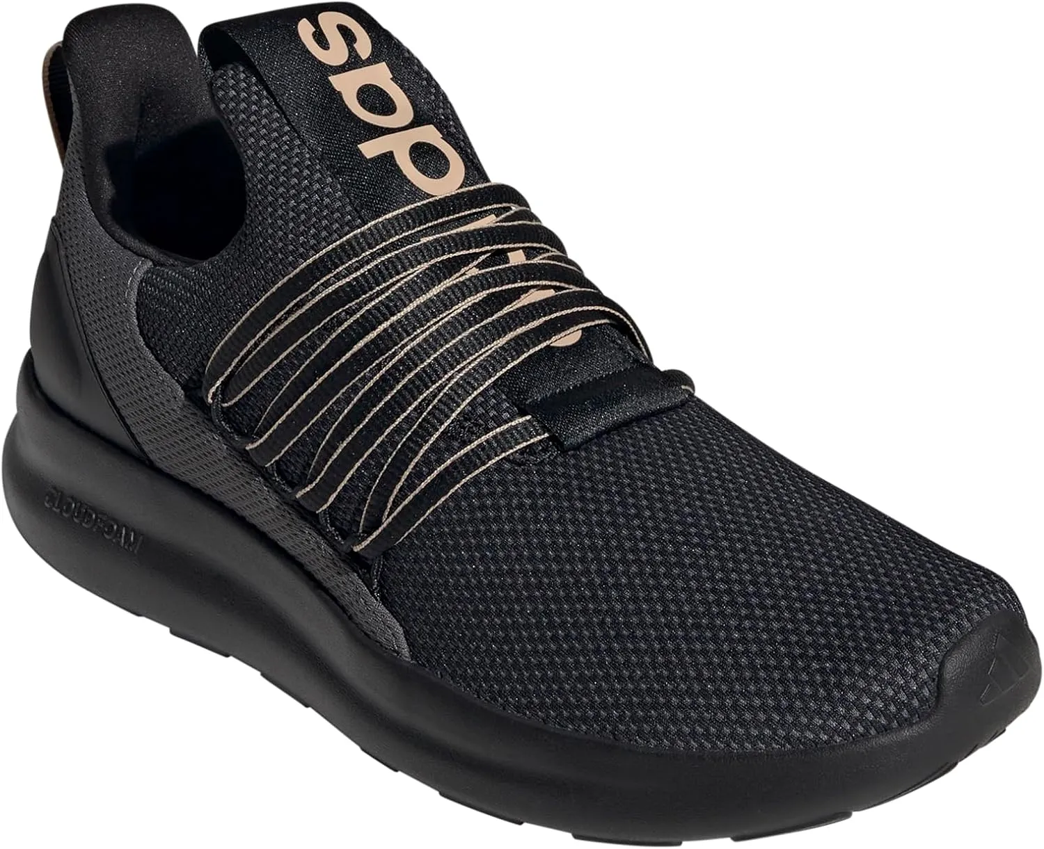 adidas Mens Lite Racer Adapt 7.0 Slip On Sneakers Shoes Casual - Black
