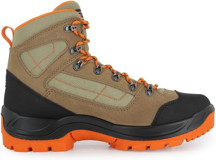 Alpina HENRY Men's Boot | Trekking Light Mid Cut Shoes | Leather and Textile | Breathable Membrane | Vibram | Made in Europe