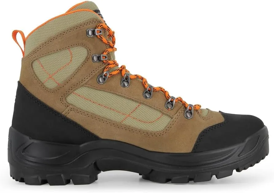 Alpina HENRY Men's Boot | Trekking Light Mid Cut Shoes | Leather and Textile | Breathable Membrane | Vibram | Made in Europe