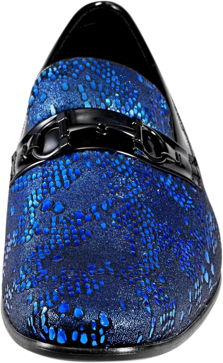 Amali Men's Paisley Metallic Erin Driving Smoking Slip On Loafer Dress Shoe