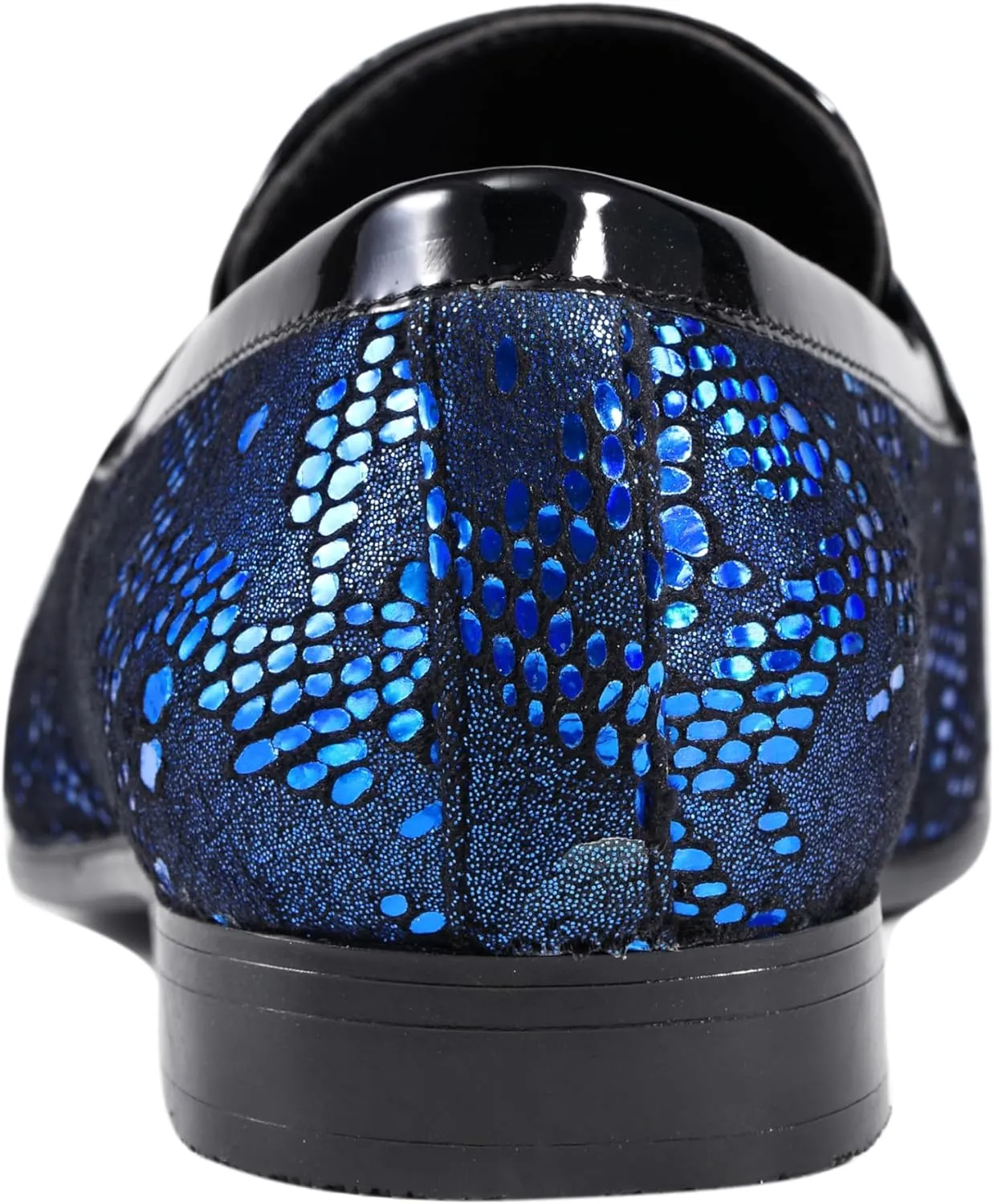 Amali Men's Paisley Metallic Erin Driving Smoking Slip On Loafer Dress Shoe