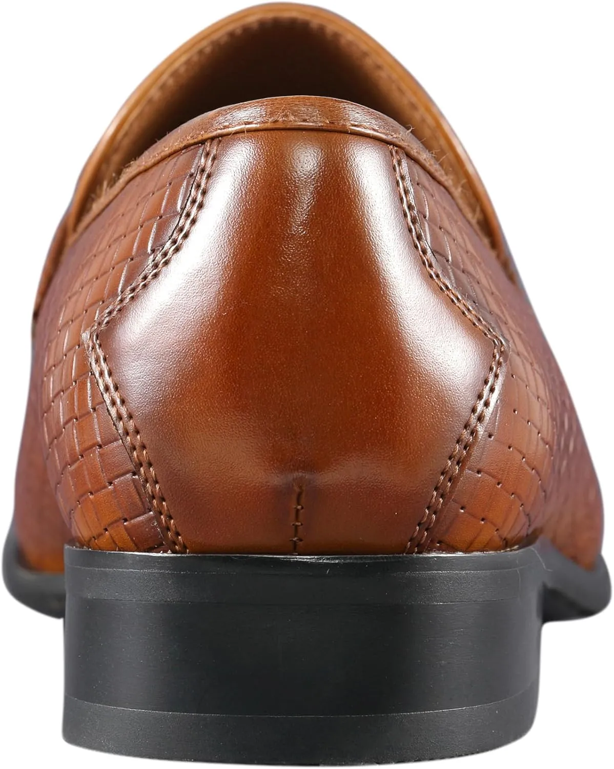 Amali Men’s Slip-On Shoes with Metal Bit Dress Shoes for Men Formal Loafers for Men Smoking Tuxedo Shoes