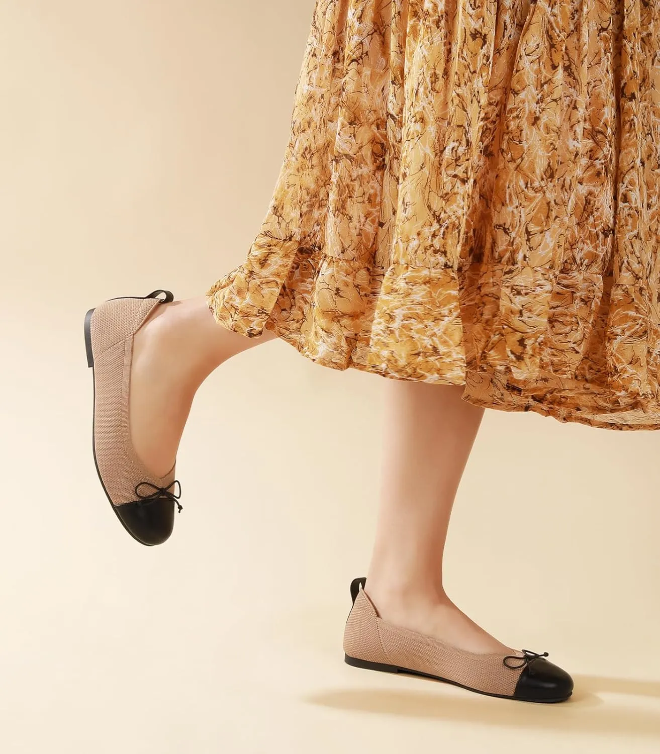 Ankis Ballet Flats Shoes for Women, Round Toe Casual Comfortable Flats for Women Dressy and Daily Work
