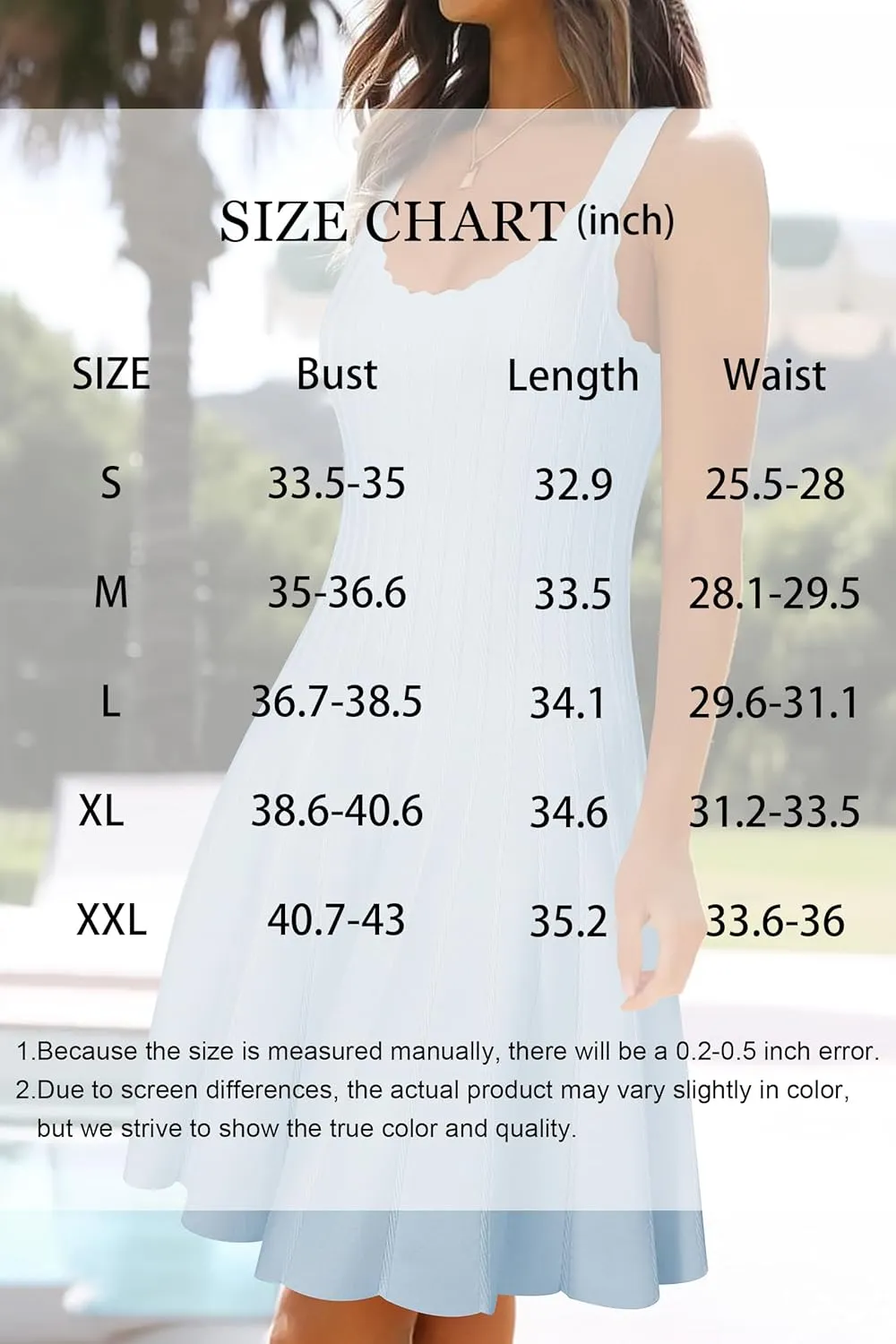Arach&Cloz Women's 2025 Summer Dresses Knitted Sleeveless Spring Casual Flowy A Line Beach Vacation Mini Sundress