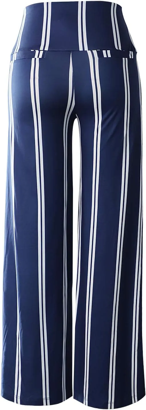 Arolina Women's Stretchy Wide Leg Palazzo Lounge Pants Casual Comfy High Waist Palazzo Pants
