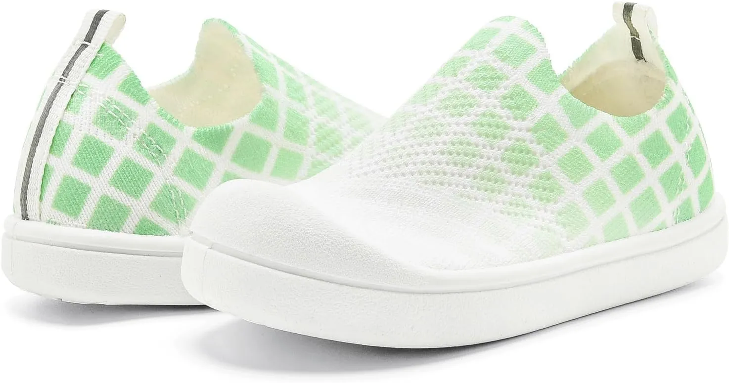 Baby First Walking Shoes Toddler Sock Shoes Lightweight Mesh Breathable Boys & Girls Non-Skid Slippers Stretchy Sneakers Outdoor