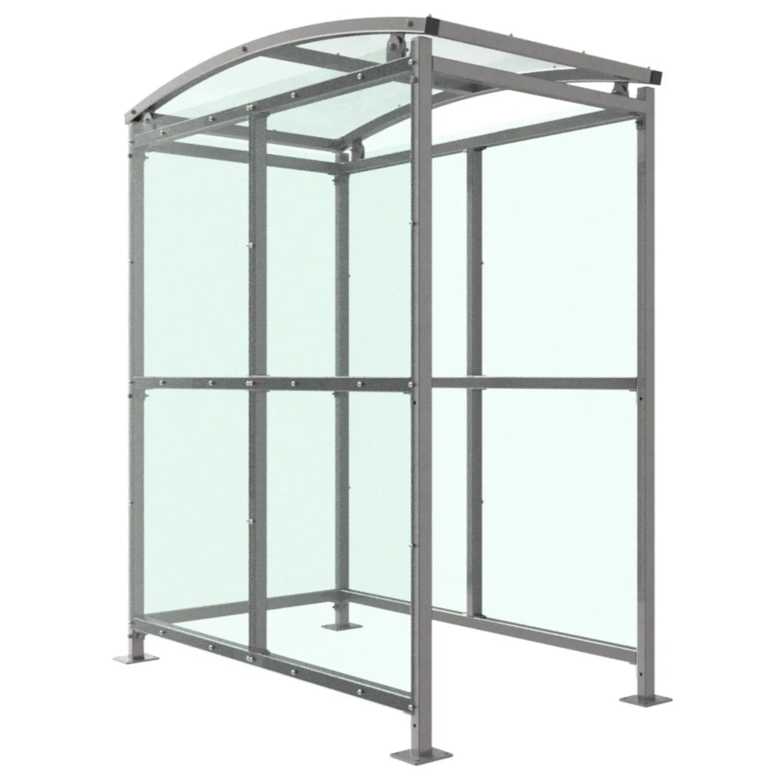 Badby Bin/Cycle Shelter with Clear PETG Cladding 1m - 5m