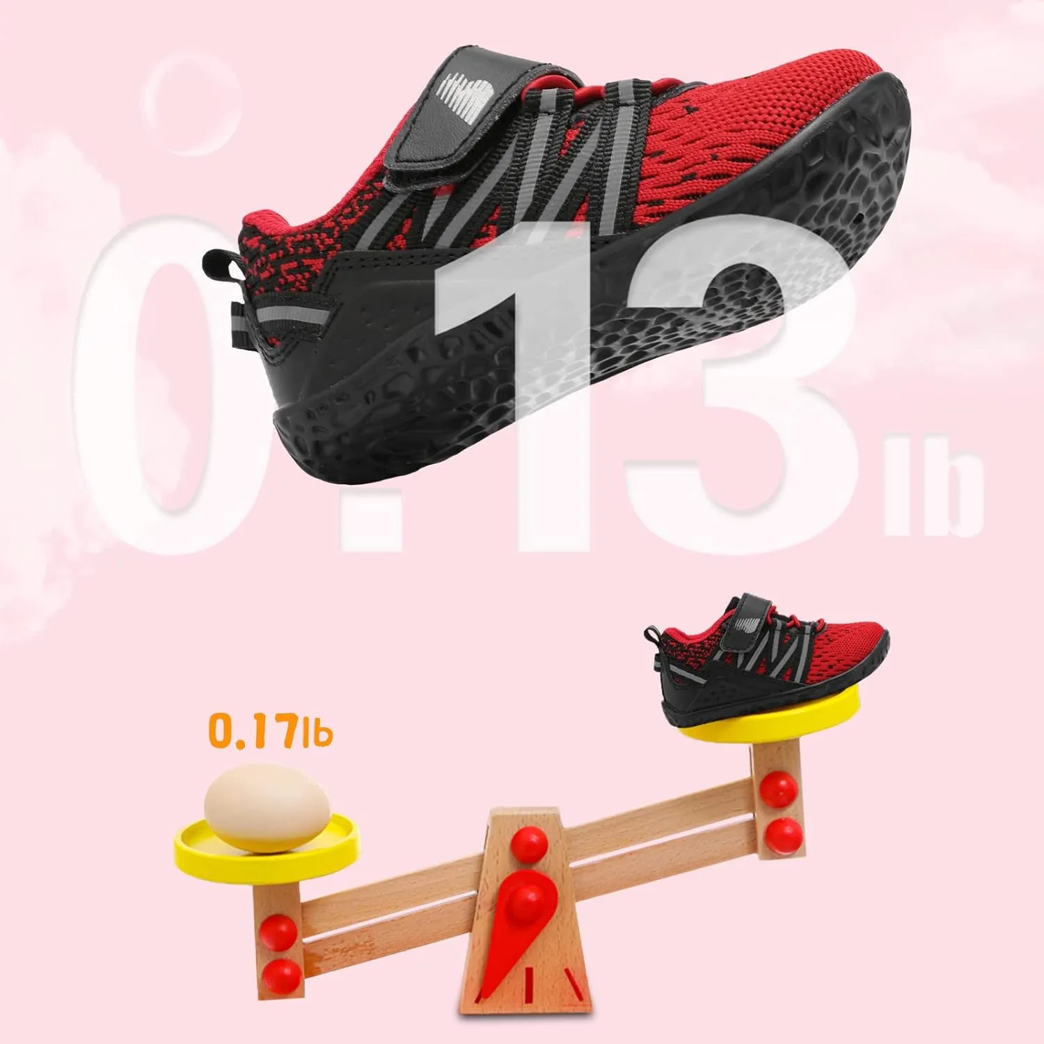 BARERUN Baby Sneakers Toddler Shoes Soft Anti-Slip Sole Newborn First Walkers Infant Toddler Breathable Athletic Running Shoes