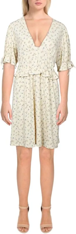 BCBGeneration Women's Floral Printed Mini Dress