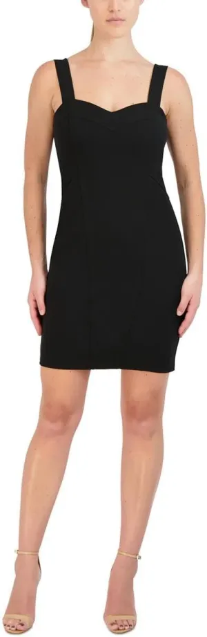 BCBGeneration Women's Sleeveless Bodycon Mini Cocktail Dress Sweetheart Neck