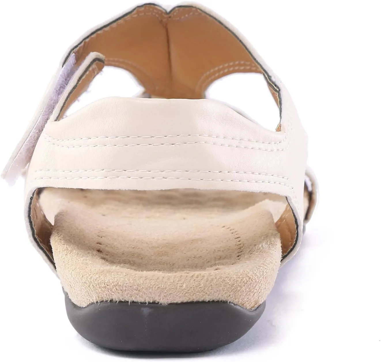 Beach Sandals For Women Peep Toe Flat Heel Summer Casual Shoes Comfortable Walking Sandal Casual Dressy Arch Support Footwear