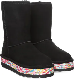 BEARPAW Womens Retro Elle Sheepskin Waterproof Winter Boots