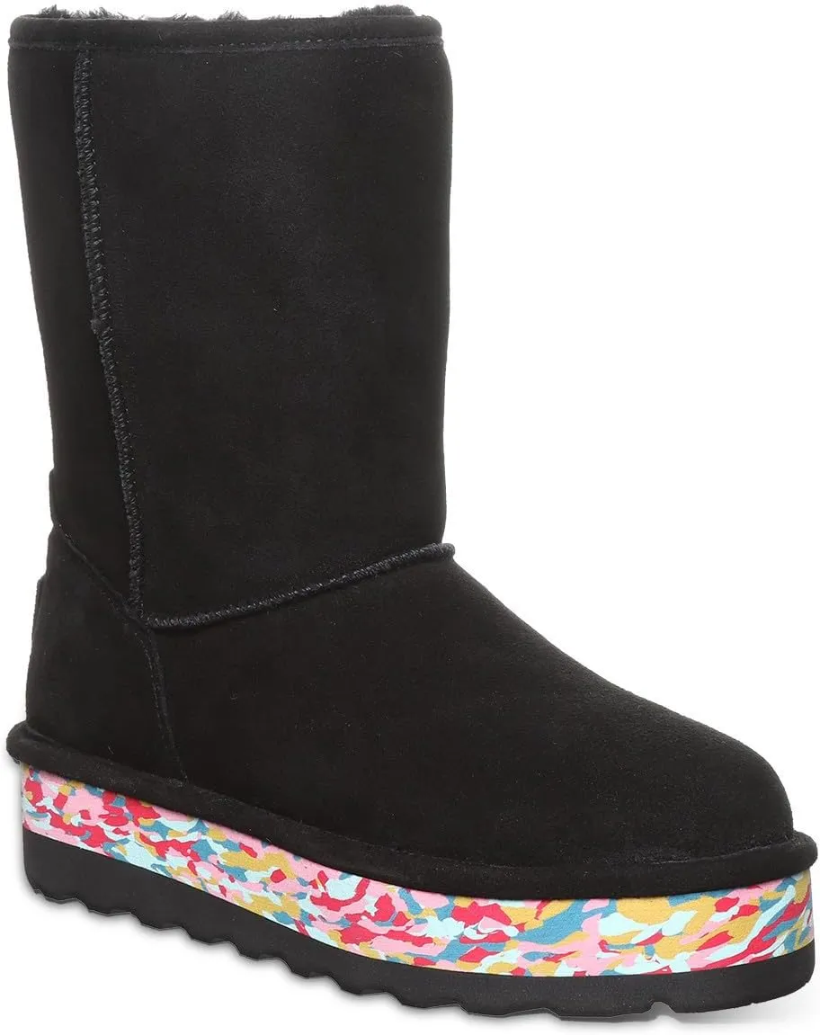 BEARPAW Womens Retro Elle Sheepskin Waterproof Winter Boots