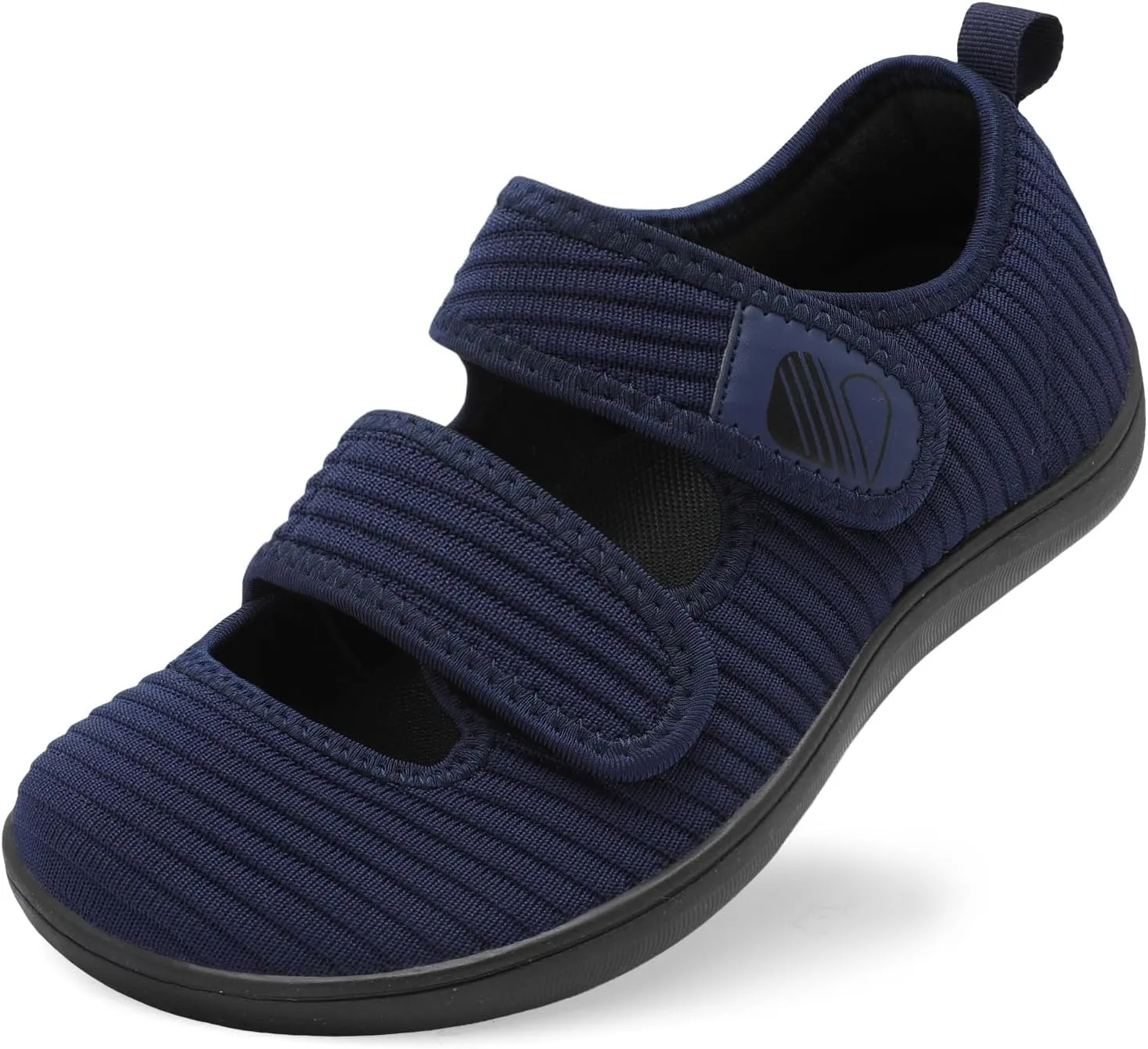 Besroad Womens Walking Shoes Wide Diabetic Shoes Adjustable Barefoot Casual Sneakers Breathable Zero Drop Arthritis Edema Sneakers Indoor Outdoor
