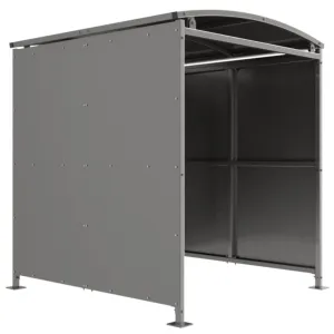 Binley Shelter with Galvanised Clad 1m - 5m Extension Bays