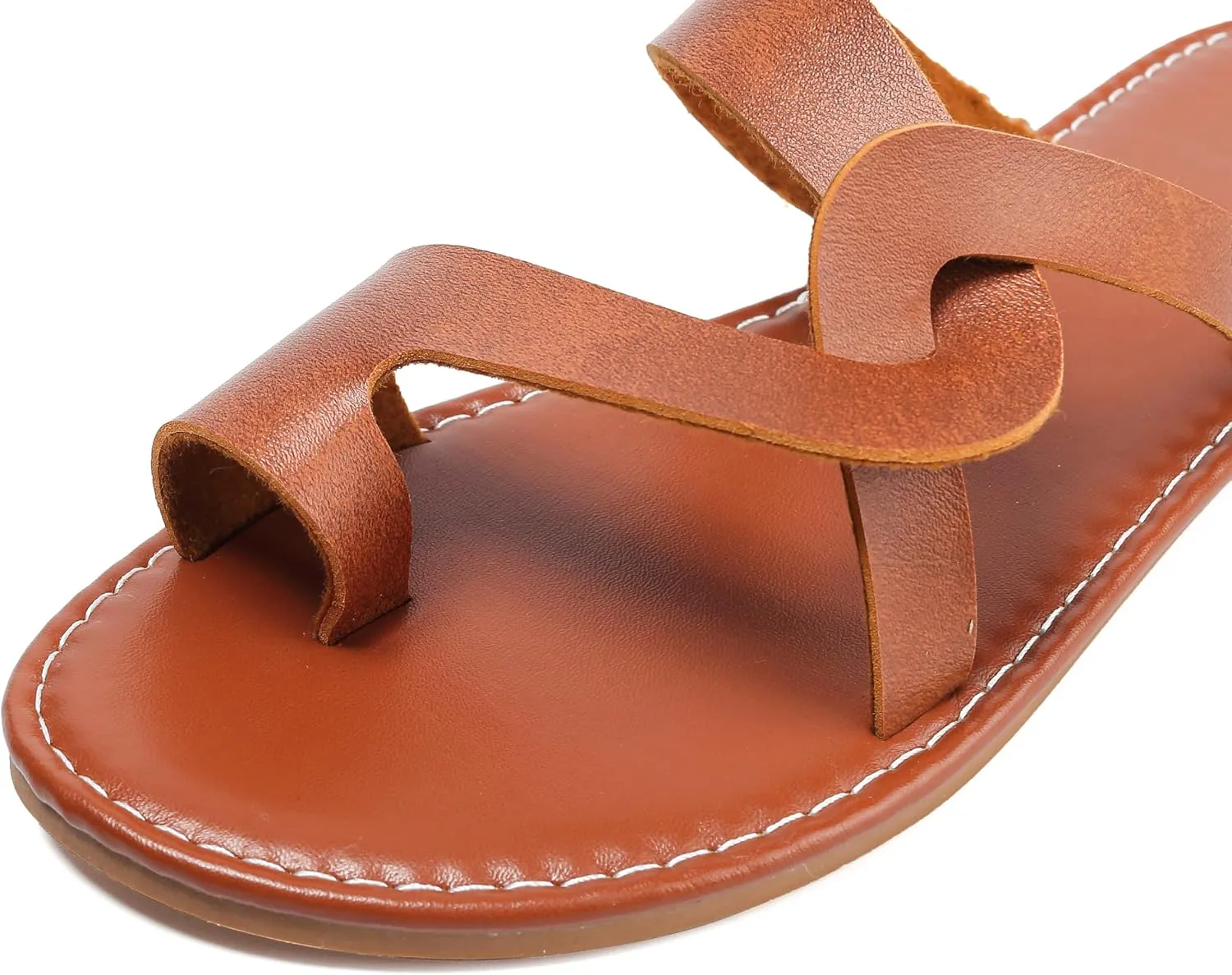 Bohemian Dress Sandals Womens Casual Flats Sandals Comfortable Ankle Strap Summer Boho Thong Sandals