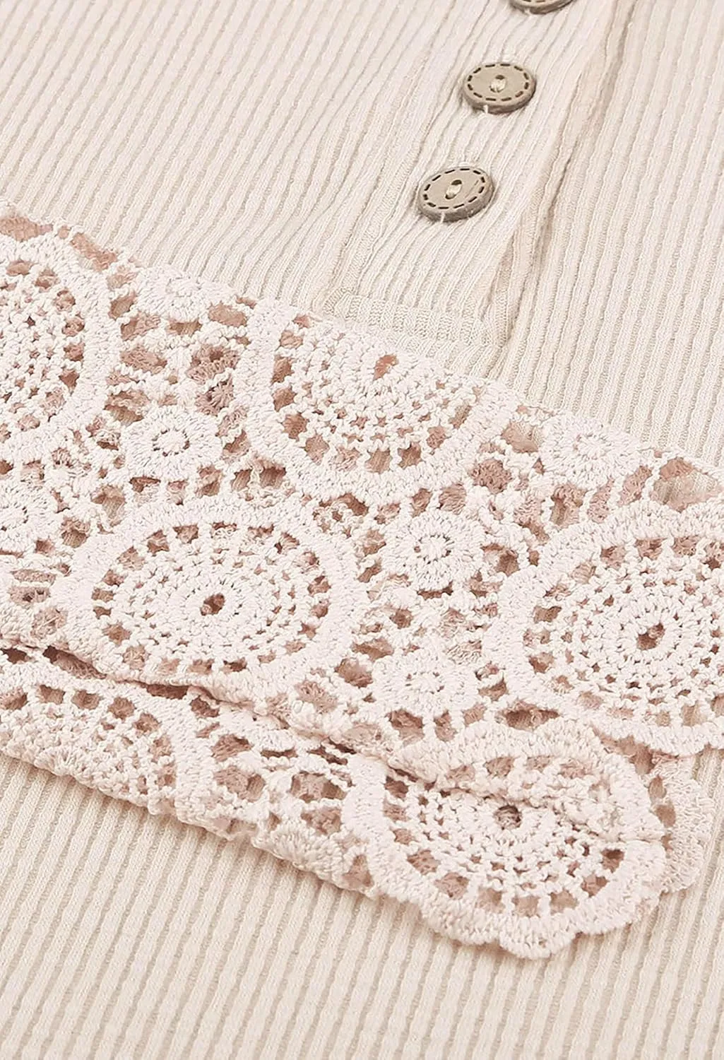 BTFBM Women Long Sleeve Shirts Solid Button V Neck Lace Sleeves Slim Fit Casual Fall Shirts 2025