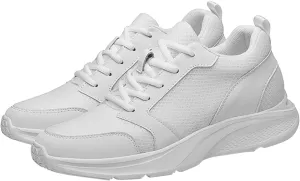 Cheer Shoes for Youth Girls White Cheerleading Athletic Dance Shoes Tennis Sneakers for Competition Sport Training
