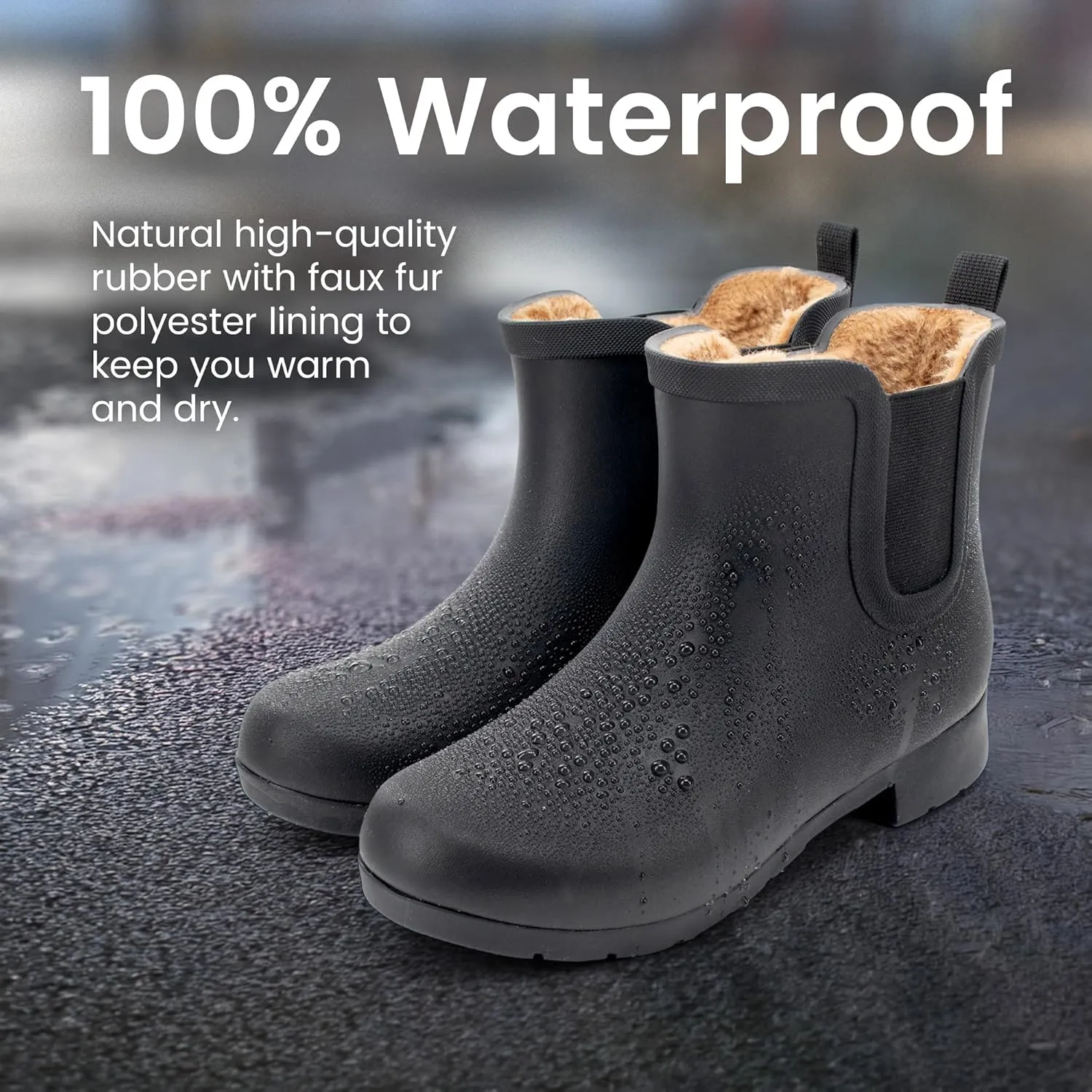 Chooka Women's Waterproof Plush Chelsea Bootie