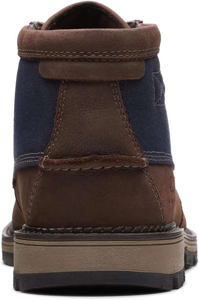 Clarks Mens MAPLEWALK MOC Padded Insole Leather Chukka Boots