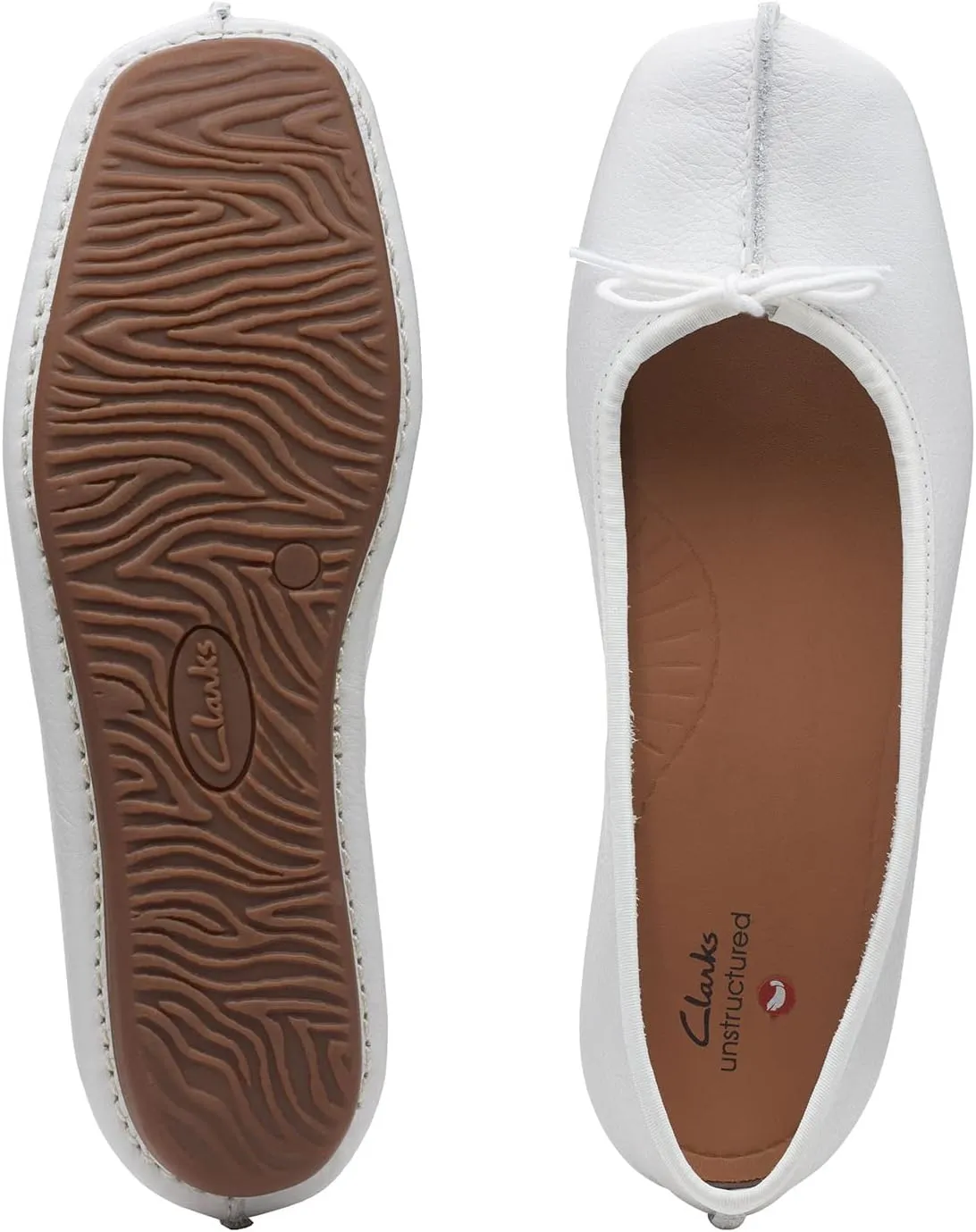 Clarks Women's Ballet Flats, 4.5 UK