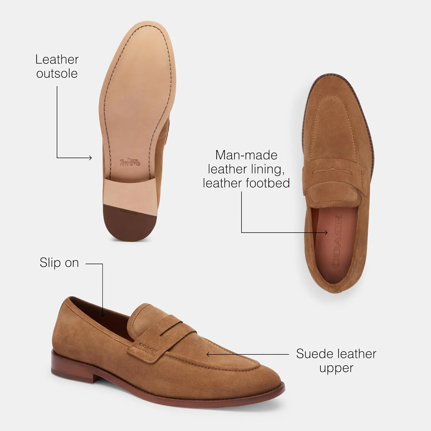 Coach Men's Declan Suede Loafer