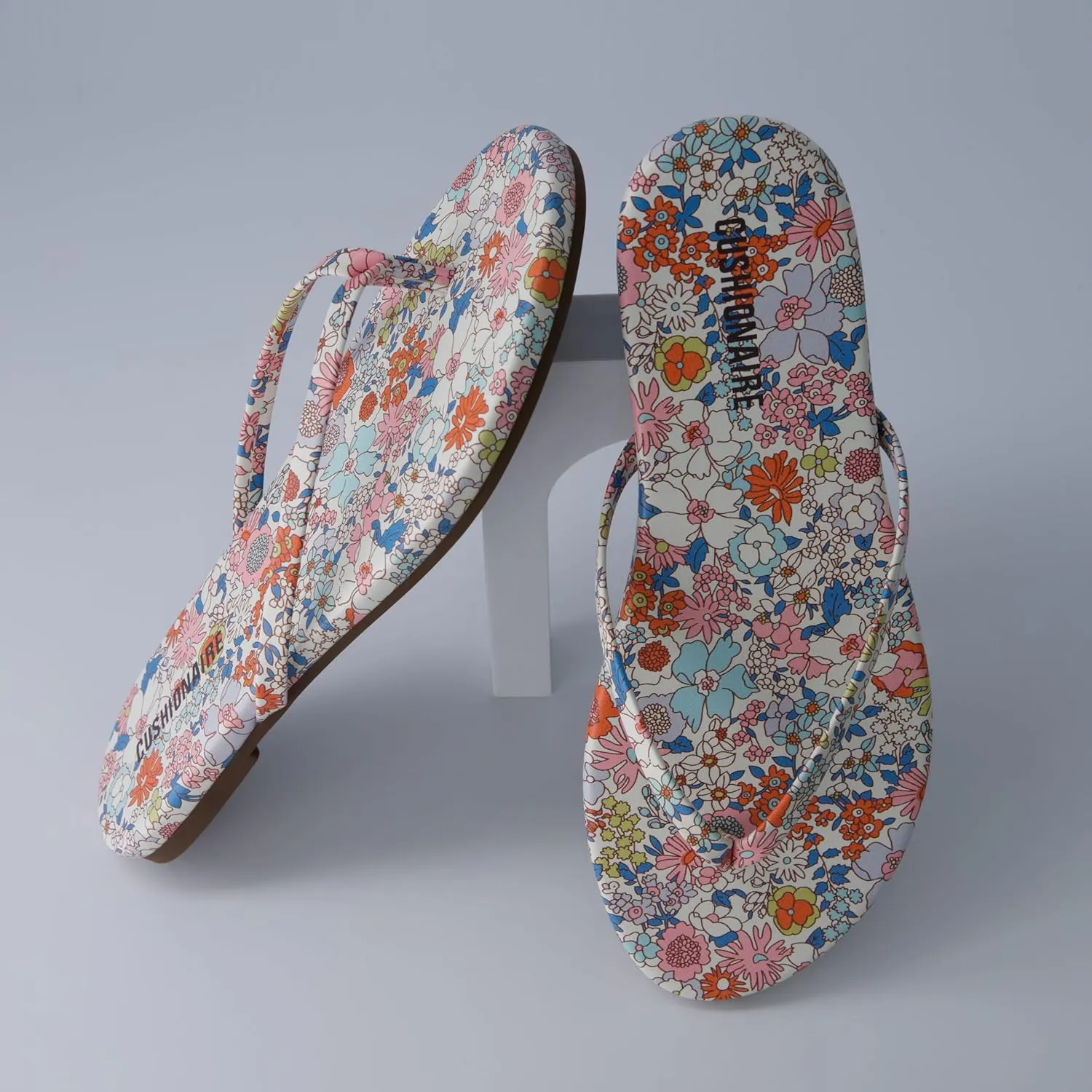 CUSHIONAIRE Cruise Women’s Minimalist Flip Flops – Ultra-Lightweight Summer Sandals with Non-Slip Sole