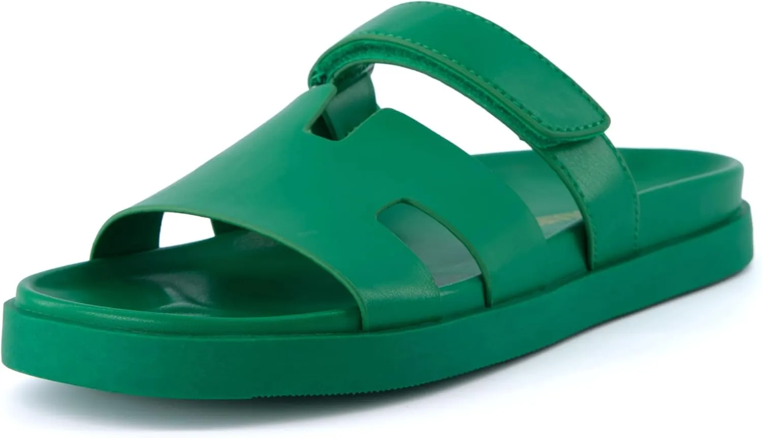 CUSHIONAIRE Women's Lotto footbed sandal with  Comfort, Wide Widths Available