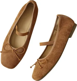 Dear Time Women's Sequin Ballets Sparkly Flat Shoes Bowknot Cute Mary Jane Shoes Elastic Strap Ballets Shoes