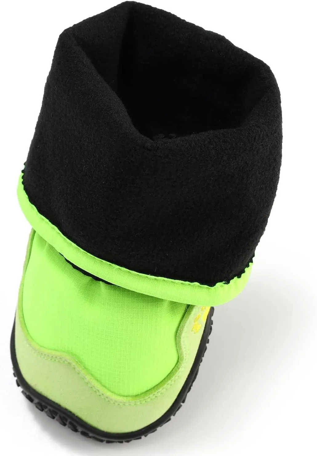 Dog Shoes, BESUNTEK Pet Dog Boots for Medium Large Dogs, Waterproof Rainproof Dog Paw Protectors with Anti-Slip Rubber Soles and Reflective Straps for Indoor and Outdoor Hiking and Running (Green, #4)
