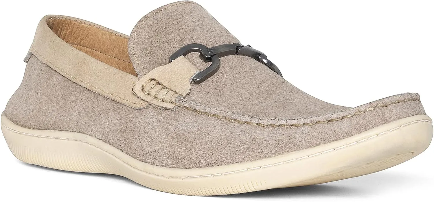 Donald Pliner Men’s London Slip-On Loafer – 1” Heel - Classic Dress Loafers for Men, Memory Foam Insole, Men’s Driving Shoes for Men, Comfortable Dress Shoes