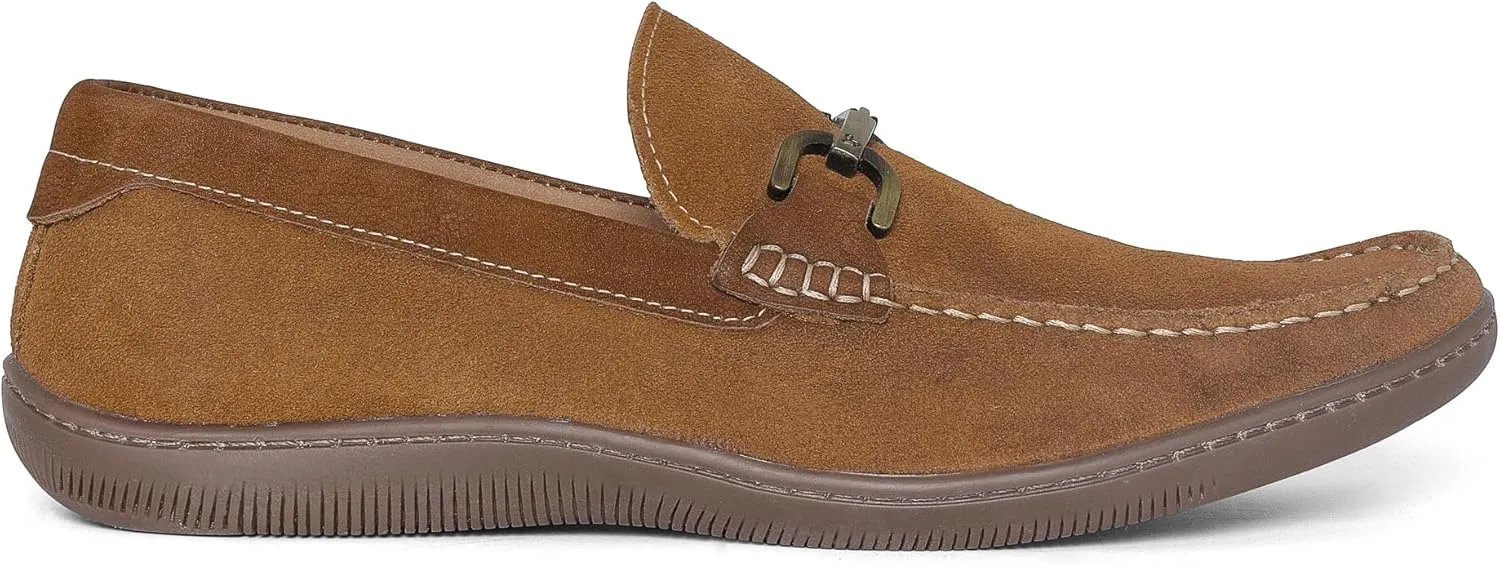Donald Pliner Men’s London Slip-On Loafer – 1” Heel - Classic Dress Loafers for Men, Memory Foam Insole, Men’s Driving Shoes for Men, Comfortable Dress Shoes