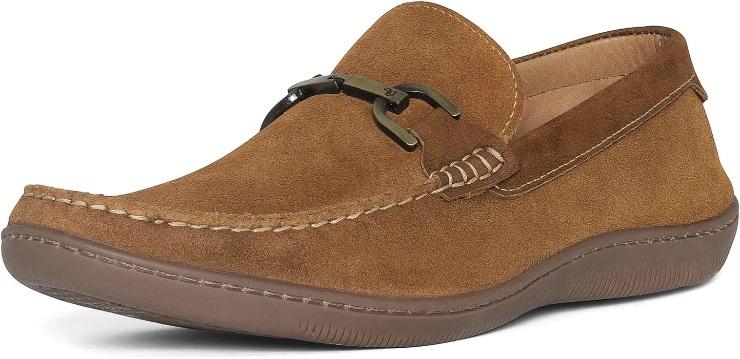 Donald Pliner Men’s London Slip-On Loafer – 1” Heel - Classic Dress Loafers for Men, Memory Foam Insole, Men’s Driving Shoes for Men, Comfortable Dress Shoes
