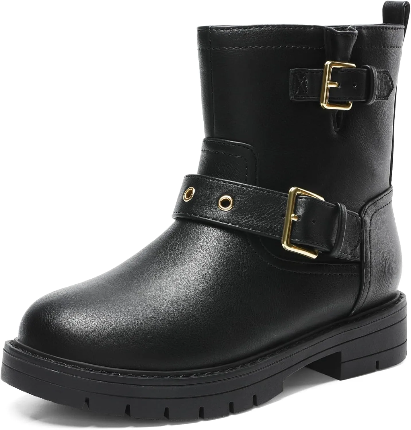 DREAM PAIRS Girls Ankle Boots Waterproof Side Zipper Booties for Little Kid/Big Kid