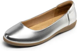 DREAM PAIRS Women’s Comfortable Ballet Dressy Work Flats, Round Toe Slip on Office Shoes