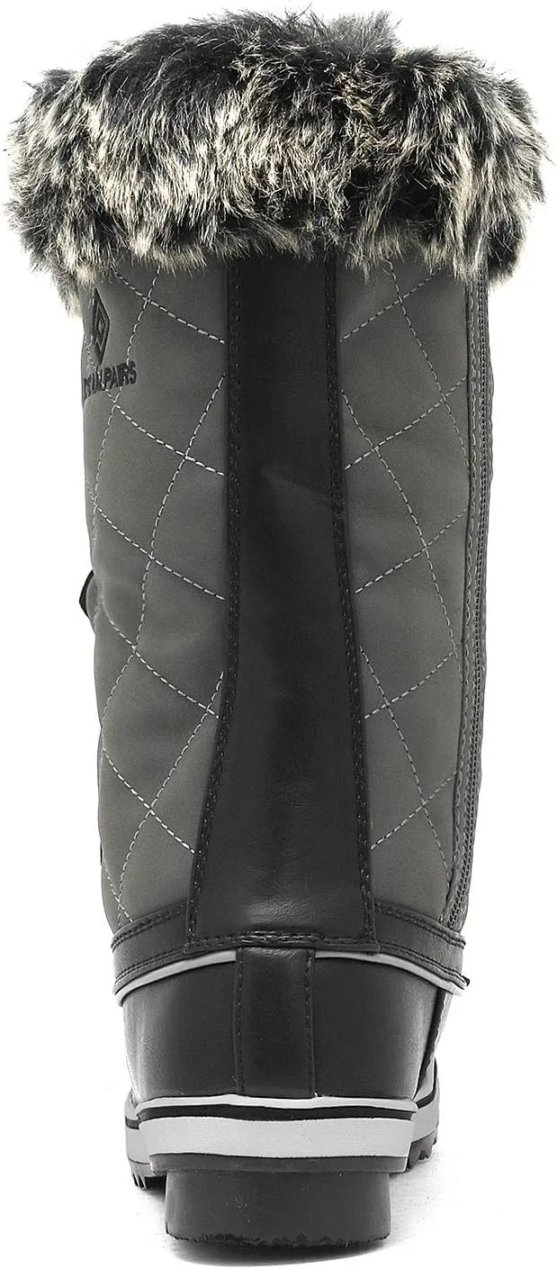 DREAM PAIRS Women's River_1 Mid Calf Waterproof Winter Snow Boots