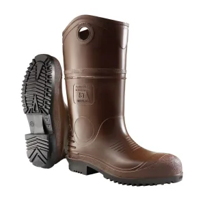 Dunlop Protective Footwear, DuraPro XCP Steel Toe, 100% Waterproof Polyblend PVC Material, Comfortable DURAPRO Energizing Insoles, Lightweight and Durable Protective Footwear, 8408600.08, Size 8 US, Black