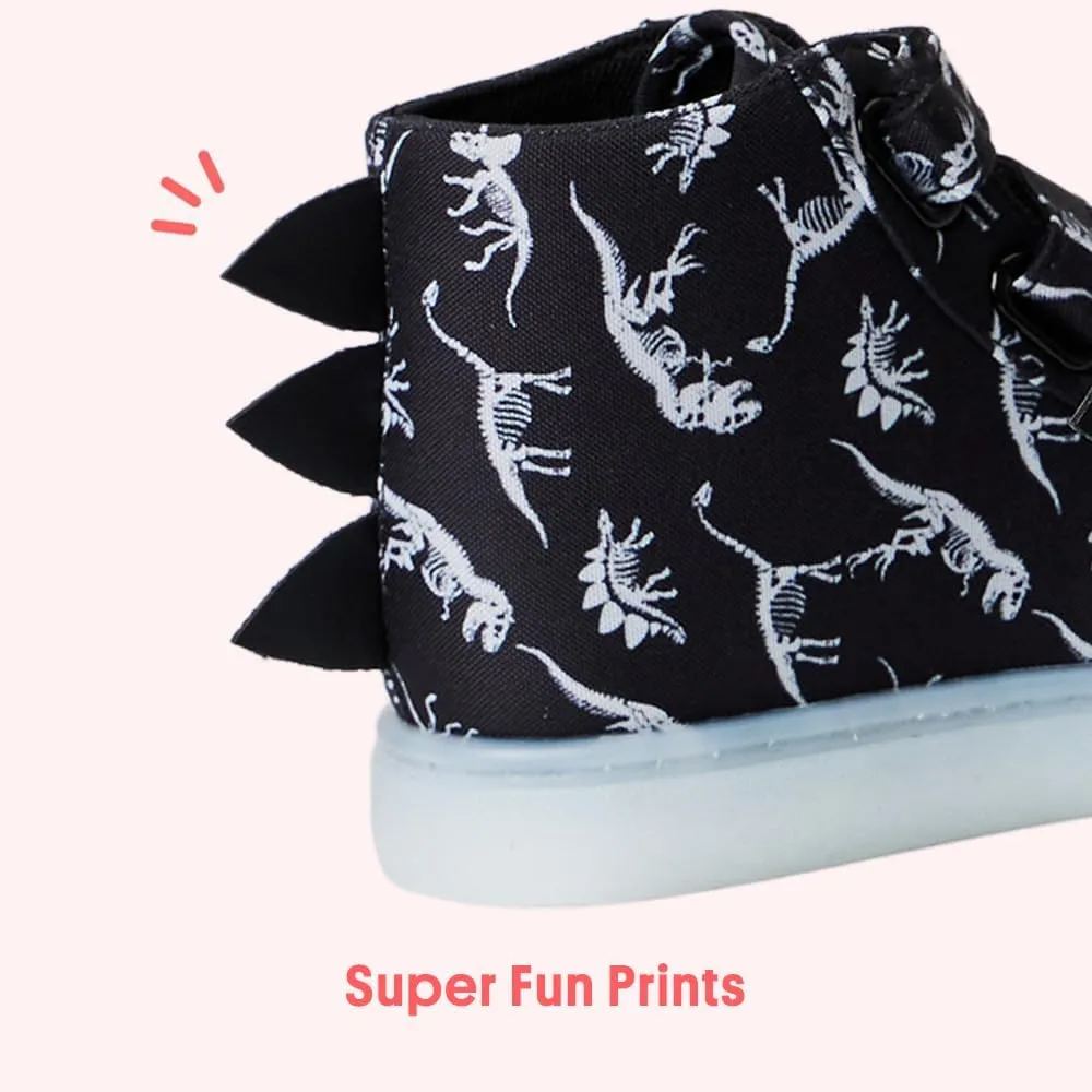 FabKids Kids Boys Girls Sneakers High Top Lace Up Shoes for Toddler Little Kid Big Kid