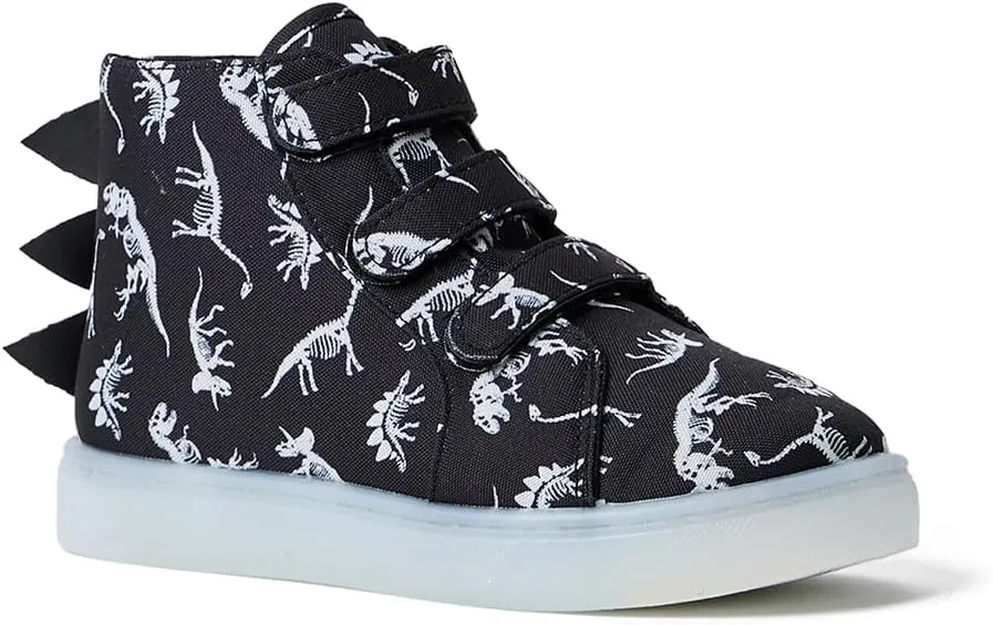 FabKids Kids Boys Girls Sneakers High Top Lace Up Shoes for Toddler Little Kid Big Kid