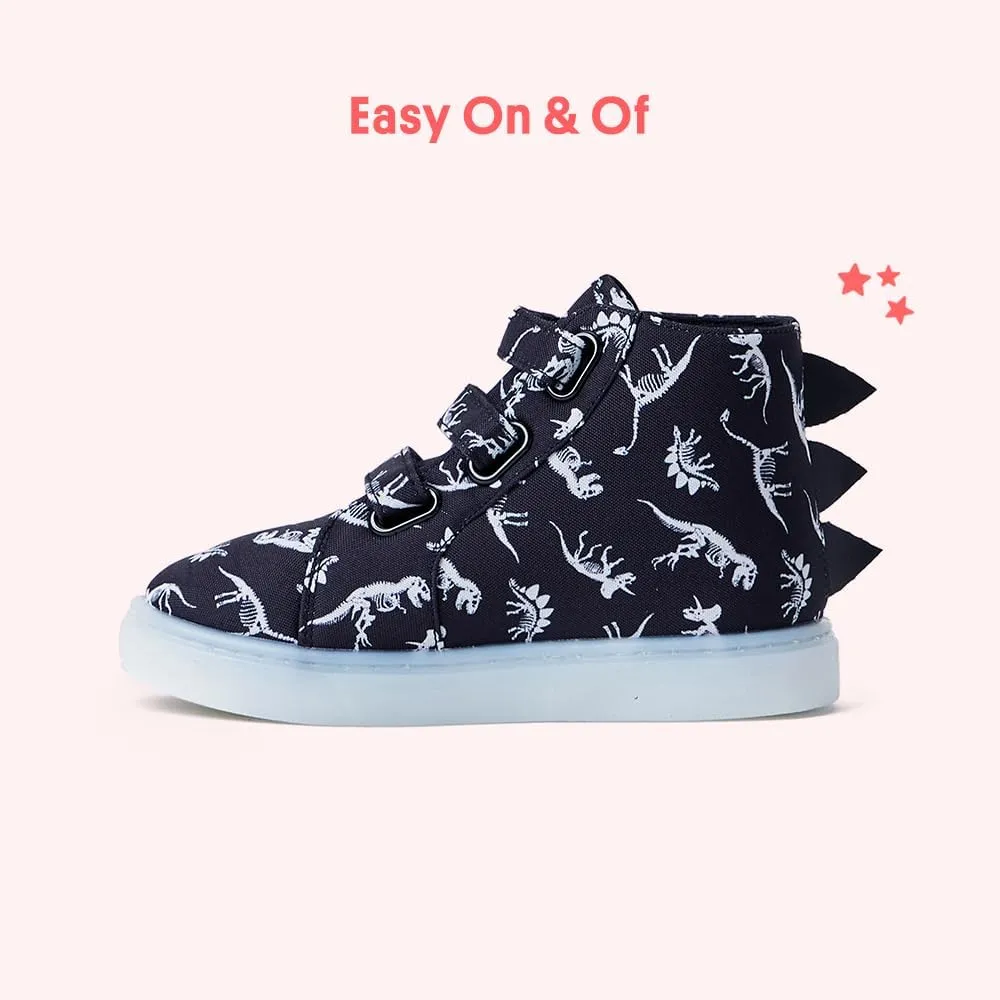 FabKids Kids Boys Girls Sneakers High Top Lace Up Shoes for Toddler Little Kid Big Kid