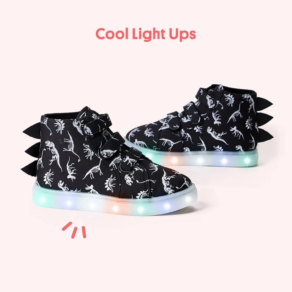 FabKids Kids Boys Girls Sneakers High Top Lace Up Shoes for Toddler Little Kid Big Kid
