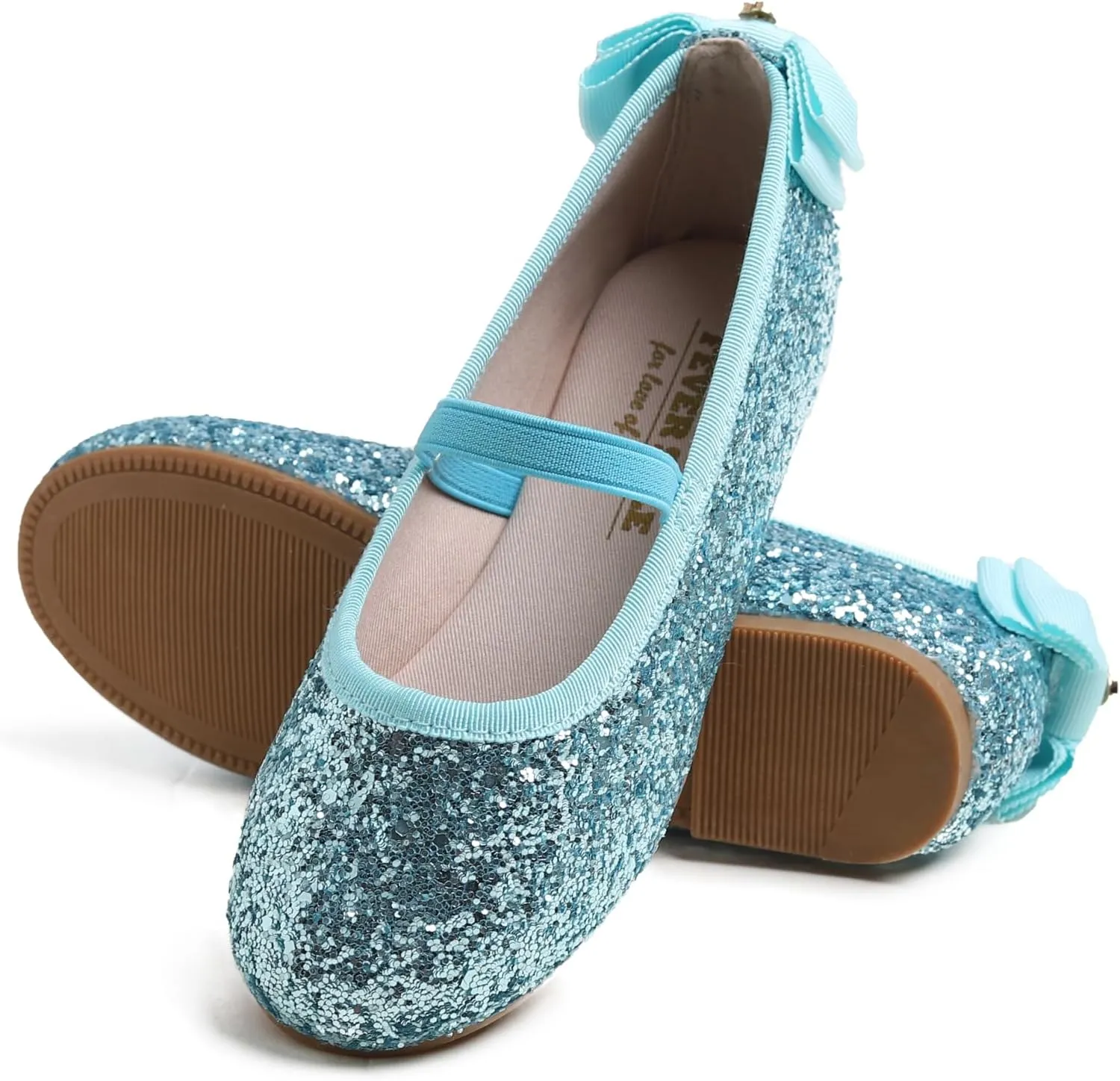 FEVERSOLE Girls Cute Dress Mary Jane Shoes Little Kids Casual Buckle Strap Flats