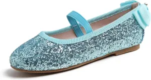 FEVERSOLE Girls Cute Dress Mary Jane Shoes Little Kids Casual Buckle Strap Flats