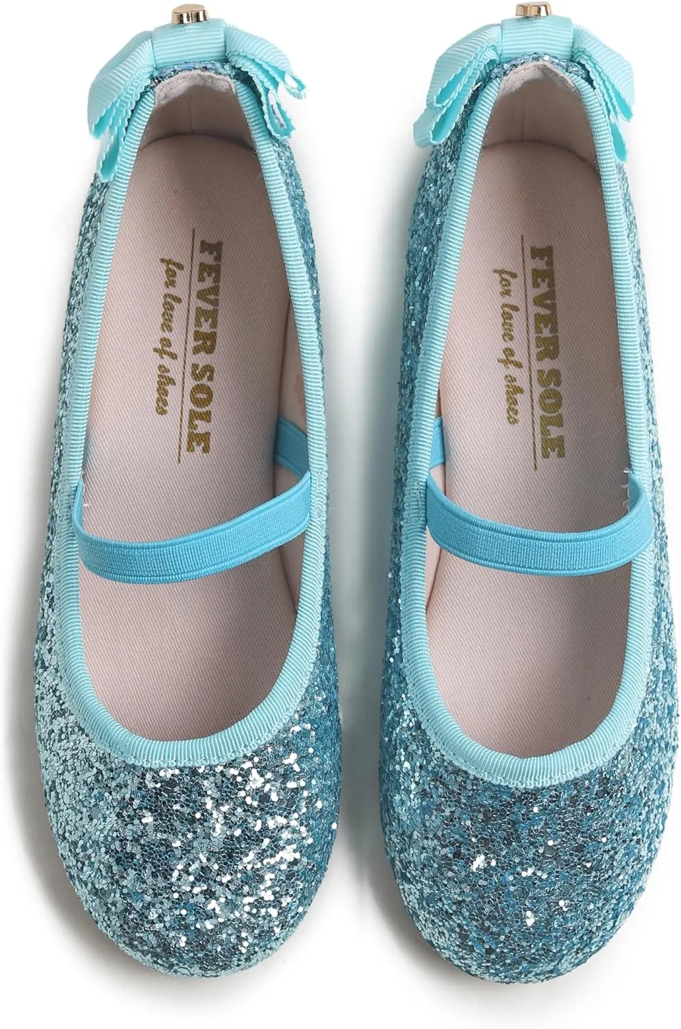 FEVERSOLE Girls Cute Dress Mary Jane Shoes Little Kids Casual Buckle Strap Flats