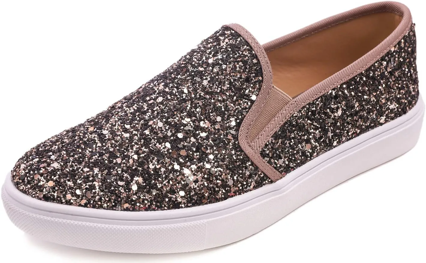 FEVERSOLE Women's Fashion Slip-On Sneaker Casual Flat Loafers
