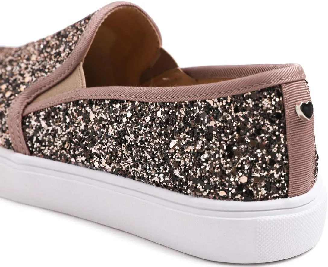 FEVERSOLE Women's Fashion Slip-On Sneaker Casual Flat Loafers