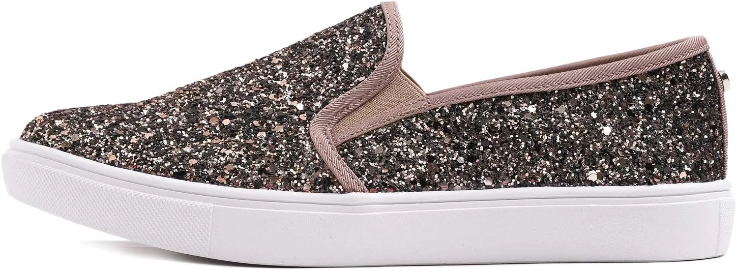 FEVERSOLE Women's Fashion Slip-On Sneaker Casual Flat Loafers